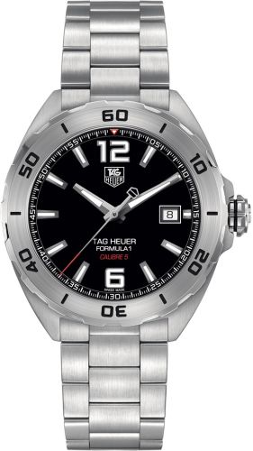 TAG Heuer Formula 1 Calibre 5 41 Stainless Steel / Black / Bracelet